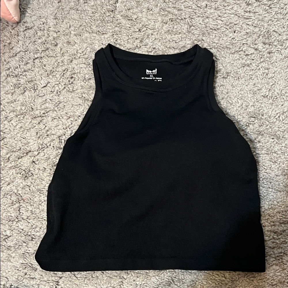 Classic Black Crop Top